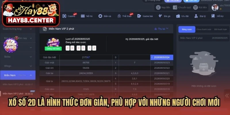 Xổ số 2D là hình thức đơn giản, phù hợp với những người chơi mới làm quen